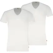 Levi's 701238694 Kortarmet Undertrøye Med V-hals 2 Enheter