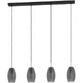 Eglo Batista black brushed brass