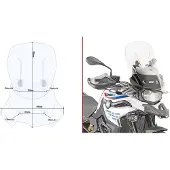 Givi Af5127 Airflow Bmw F 750 Gs/f 850 Gs Justerbart Frontrute