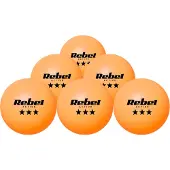 Rebel Bordtennisballsett * * * * * *, ABS-materiale, 6 stk, ACTIVE