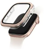 Uniq Voute herdet glassdeksel for Apple Watch 10 46mm - Rose Gold