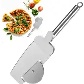 Uni-T pizzakniv med skive som skjærer i kantene + slikkepott med klemme