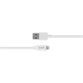 Deltaco Ladekabel USB-A til Lightning, 0,5 m, hvit
