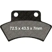 EBC Fa-tt Series Carbon Fiber Offroad Fa232tt Bremseklosser