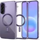 Tech-Protect Samsung Galaxy A37 MagFlex-deksel - MagSafe-kompatibelt - klar / Koboltfiolett