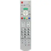 24hShop Fjernkontroll N2QAYB000842 til Panasonic-TV / Erstatningsfjernkontroll fra Panasonic