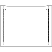 Electrolux Festet dørglass - 592x470mm 140037379090