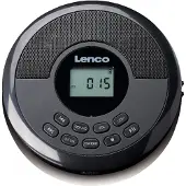 Lenco CD-340BK, 400 g, Svart, Bærbar CD-spiller