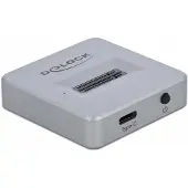 DeLOCK M.2-dokkingsstasjon for M.2 NVMe PCIe SSD med USB Type-C-kontakt