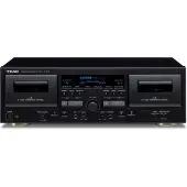 Teac W-1200 - Dobbelt kassettstasjon - sort