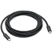 Apple Thunderbolt 4 Pro - USB-kabel - USB-C (hann) til USB-C (hann) - USB 3.1 Gen 2 / Thunderbolt 3 / Thunderbolt 4 - 3 m - støtte for kjedekopling - svart
