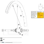Mavic Cosmic Slr32 26 Landeveissykkel Felg