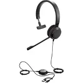 Jabra Evolve 30 II UC stereo - Hodesett - on-ear - kablet - 3,5 mm jakk