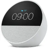 Amazon Echo Spot - Smart display - LCD 2.8 - trådløs - Bluetooth, Wi-Fi - Appstyrt - hvit