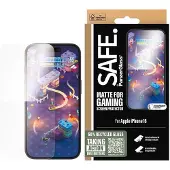 PanzerGlass SAFE. by - Skjermbeskyttelse for mobiltelefon - gaming, ultra-bred passform - glass - for Apple iPhone 15, 16