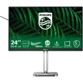 Philips 24B2G5200 - LED-skjerm - 24" (23.8" synlig) - 1920 x 1080 Full HD (1080p) @ 100 Hz - IPS - 1500:1 - HDMI, VGA, DisplayPort - høyttalere - k...