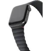 Decoded LITE magnetisk silikonreim 38-40 mm til Apple Watch, svart