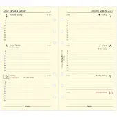 Filofax Refill Pocket 2027 uke per oppslag – vertikal svensk/dansk/norsk