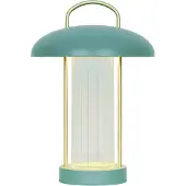 Nordlux LED-bordlampe Mirano, høyde 29 cm, støvgrønn, metall