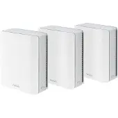 Asus ZenWiFi BT8 - Wi-Fi-system - (3 rutere) - maske Wi-Fi 7, 2.5GbE, 5GbE, 10GbE Multibånd