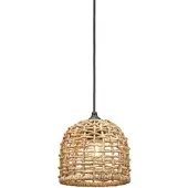 PR Home utendørs pendellampe Cebu, Ø 17 cm, Lampakanay, støpsel