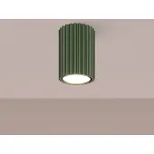 Sollux Taklampe ALORA, olivengrønn, Ø 7 cm, metall, GU10