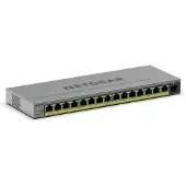 Netgear 16PT GB PLUS SWCH M/POE+GS116EP