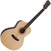 Gear4Music Parlour Akustisk Gitar fra Naturell