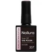 Nailura Gel Polish 10 ml - 337 Pearlized Pink Glitter