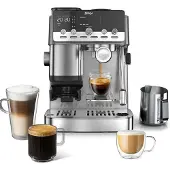 Ninja Luxe Café MINI Plus-espressomaskin i Sølv | ES352EU | va SharkNinja