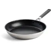 KitchenAid Classic Stainless Steel Openfrypan 30 Cm Stekepanne