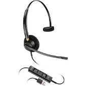 HP Poly Poly EncorePro 515 - EncorePro 500 series - hodesett - on-ear - kablet - USB-A - svart - Certified for Skype for Business