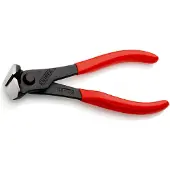 Knipex 68 01 160, Endekuttende tang, 2,5 cm, Stål, Plast, Rød, 53 mm