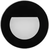 Brumberg Wall Kit68 lampe flat rund svart