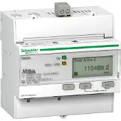Schneider Electric iEM3235, Elektronisk, Industriell, Reactive power, Spenning, Hvit, kWh (kilowattime), Screw terminals