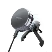 Spigen EV25MFAQ, Automatisk, USB, Trådløs lading, Svart