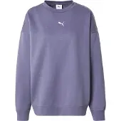 Puma Essentials Oversized Crew Sweatshirt Women, Clothing, Inky Depths, M