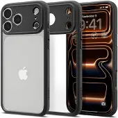 Spigen Ultra Hybrid-etui for iPhone 17 Pro - matt svart