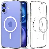 Spigen Liquid Crystal Mag-etui med MagSafe for iPhone 16 - Klar