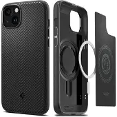 Spigen iPhone 15 Mag Armor Hybrid-Deksel - Matt Svart