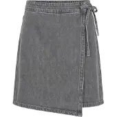 Object Rosie Denim Kort Skjørt