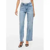 Vila Vilisa Middels Høy Midje Straight Fit Jeans