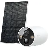 TP-LINK Tapo C425 KIT, IP-sikkerhetskamera, Utendørs, Trådløs, Tak/Vegg, Hvit, Kule (form)