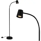 Briloner Gulvlampe Skriva, justerbar, GU10, svart