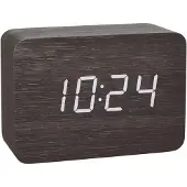 TFA-Dostmann TFA CLOCCO - Alarmklokke - rektangulær - elektronisk - skrivebord - svart
