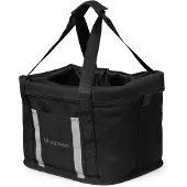 Wozinsky fabric bicycle basket large - black
