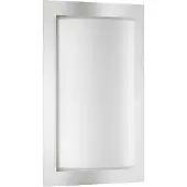 LCD Utendørs LED-vegglampe Luis, glass, stål