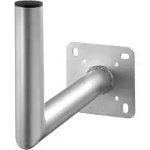 Wentronic Goobay Aluminium SAT Dish Veggfeste, Grå - med 350 mm veggavstand (67301)