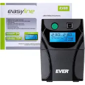 Ever Easyline 650 Avr Usb 0.65kva 360w Ups