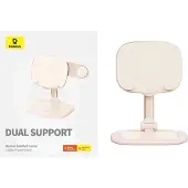 Baseus Bord/telefonstativ Seashell Series Pink